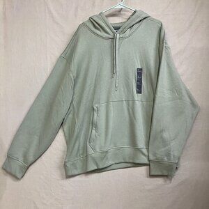 All In Motion Women's XXL Light Green Sweatshirt Pocket Cotton Fleece Hoodie